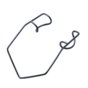 Barraquer Speculum, Small, Curved, Closed Wire Blades, V-Shaped End, Blade Length 10mm, Spread 14mm, Overall Length 1-1/4" (33mm) 1538343,11/2/6111,K1-5000